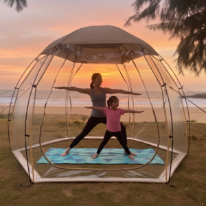 3-4 Person Transparent Tent for Camping